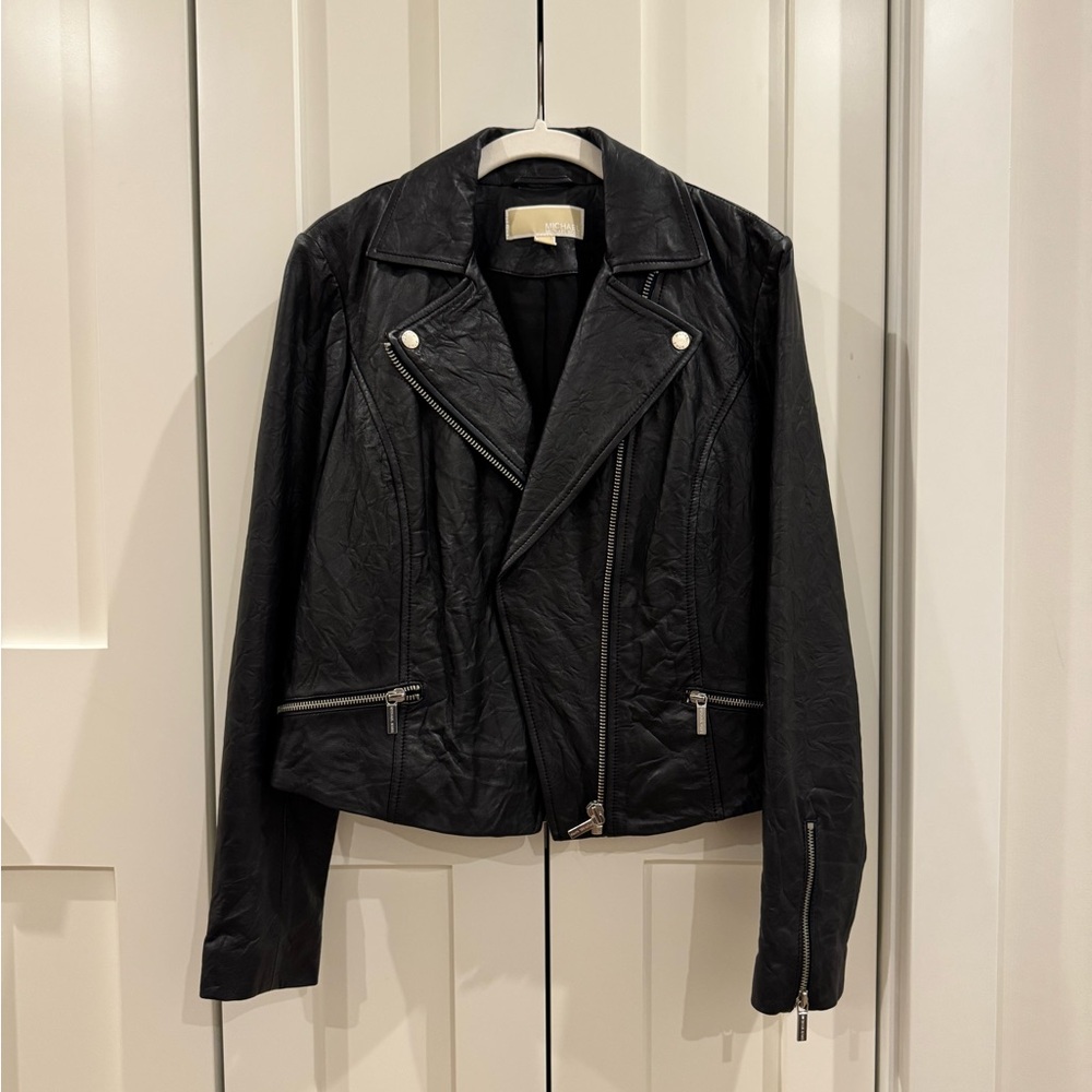 Michael Kors Black Leather Jacket